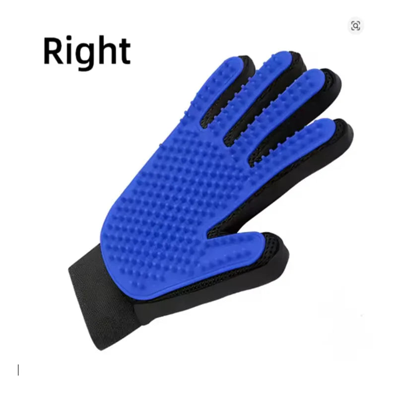 Silicone Pet Grooming Glove – Deshedding Brush for Cats & Dogs